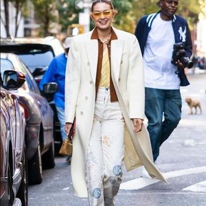 Reformation Cynthia Doodle High Rise Straight Long Jeans Size 25